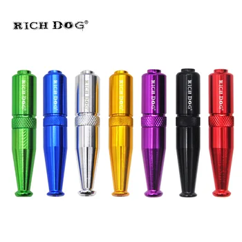 

RICH DOG Big Baseball Bat Tobacco Metal Pipes Aluminum 80 MM Long Portable Creative Smoking Pipe Herb Tobacco Pipes