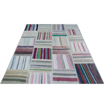 

Handmade Multicolor Vintage Patchwork Rug Area Rug 160x226 Cm-5'3''X7'5''