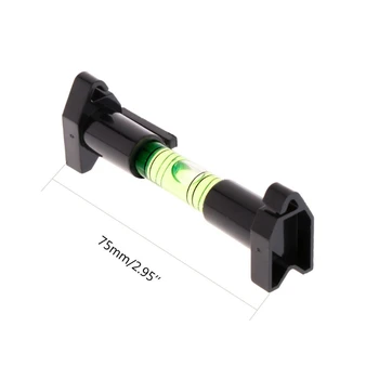 

Pocket Line Hanging Spirit Level Brick Rope Cord Wire String Bubble Hanger Black