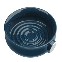 Ceramic Shaving Lather Bowl Thread Bottom Wide Mouth Man Wet Shaving Cream Mug Soap Bowl WY81801 1