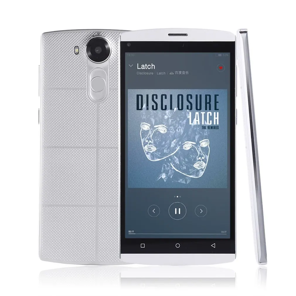 WHITE V10 Plus MTK6572 5.5 inch QHD IPS LCD 960*540 Capacitance Screen High Capacity 3800mAh Battery Smart Phone - Цвет: WHITE