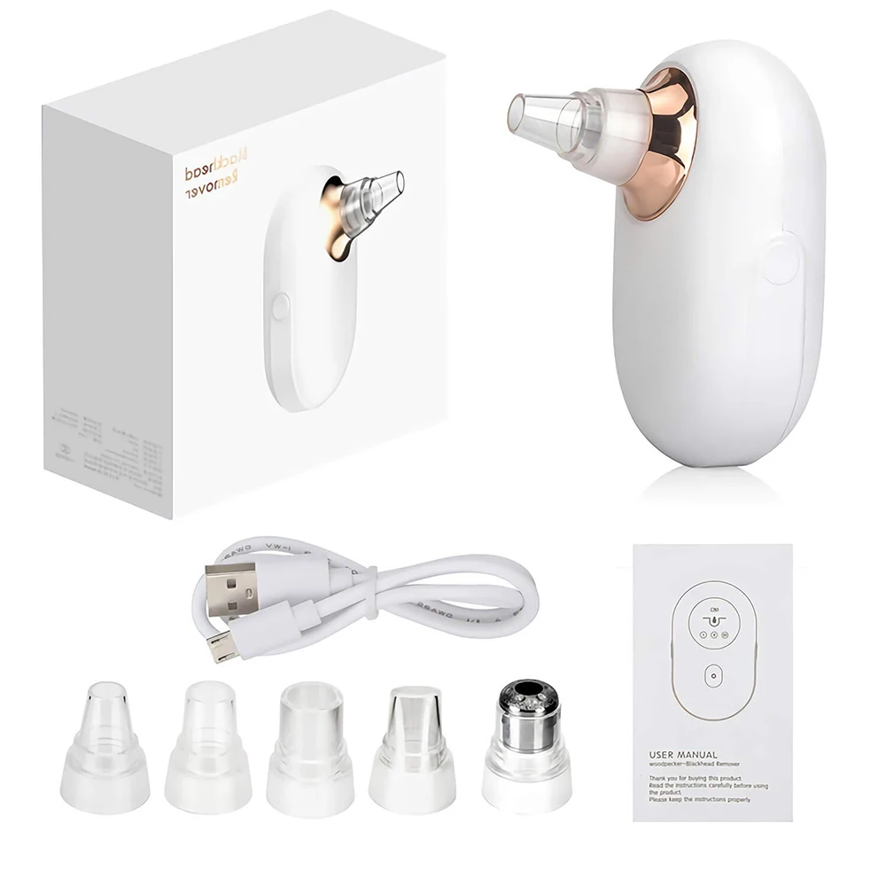 Electric Vacuum Suction Blackhead Remover Face Deep Pore Cleaner Acne Pimple Black Dot Removal Skin Care Tool Beauty Machine Electric Vacuum Suction Blackhead Remover Face Deep Pore Cleaner Acne Pimple Black Dot Removal Skin Care Tool Beauty Machine