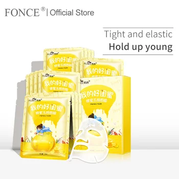 

Fonce Honey Mask Hyaluronic Acid Moisturizing Oil Control Brighten Skin Face Shrinkage Pore Student