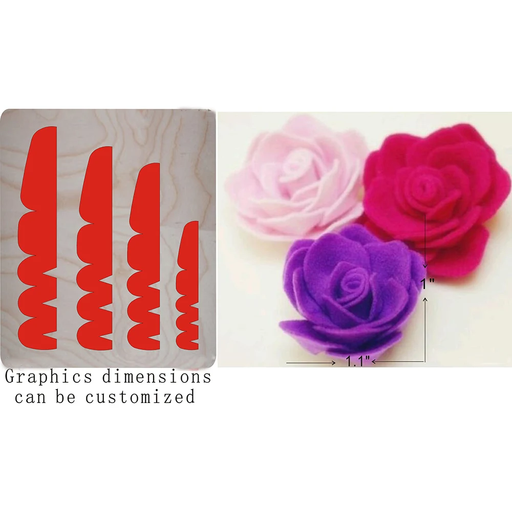 

Wave edge DIY Wooden Die Cuts Craft Cutting Dies for Scrapbooking Emboss Paper Cards/Felt Fabric Dolls Strumento in pelle