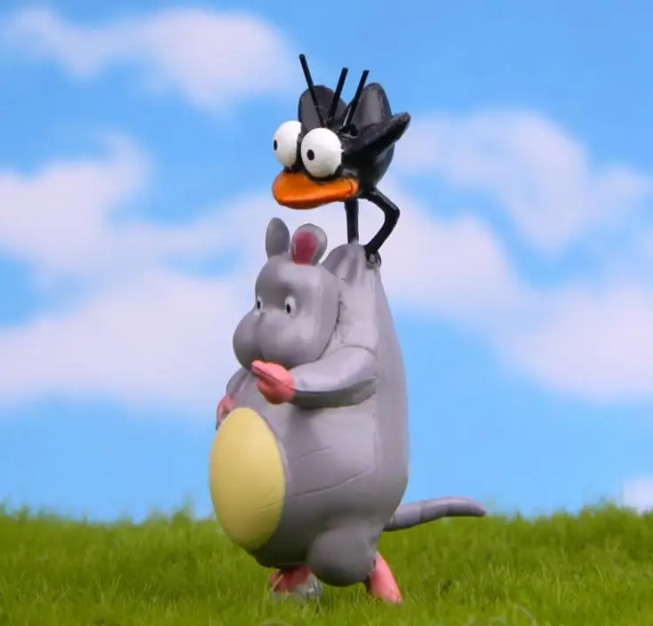 1 шт. Новинка Chihiro Fly Mouse садовое украшение миниатюрные террариевые фигурки аниме
