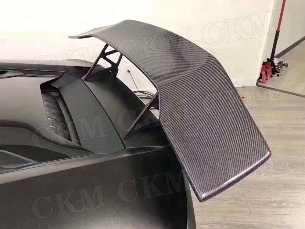 Задний спойлер из углеродного волокна для гоночной обуви, крылья для Lamborghini Huracan LP610 LP580- D, стильный спойлер