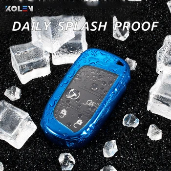 TPU Car Remote Key Full Cover Case portachiavi per Fiat Jeep Renegade Grand Dodge Ram 1500 Journey Charger Dart Challenger Chrysler - TPU Car Remote Key Full Cover Case portachiavi per Fiat Jeep Renegade Grand Dodge Ram