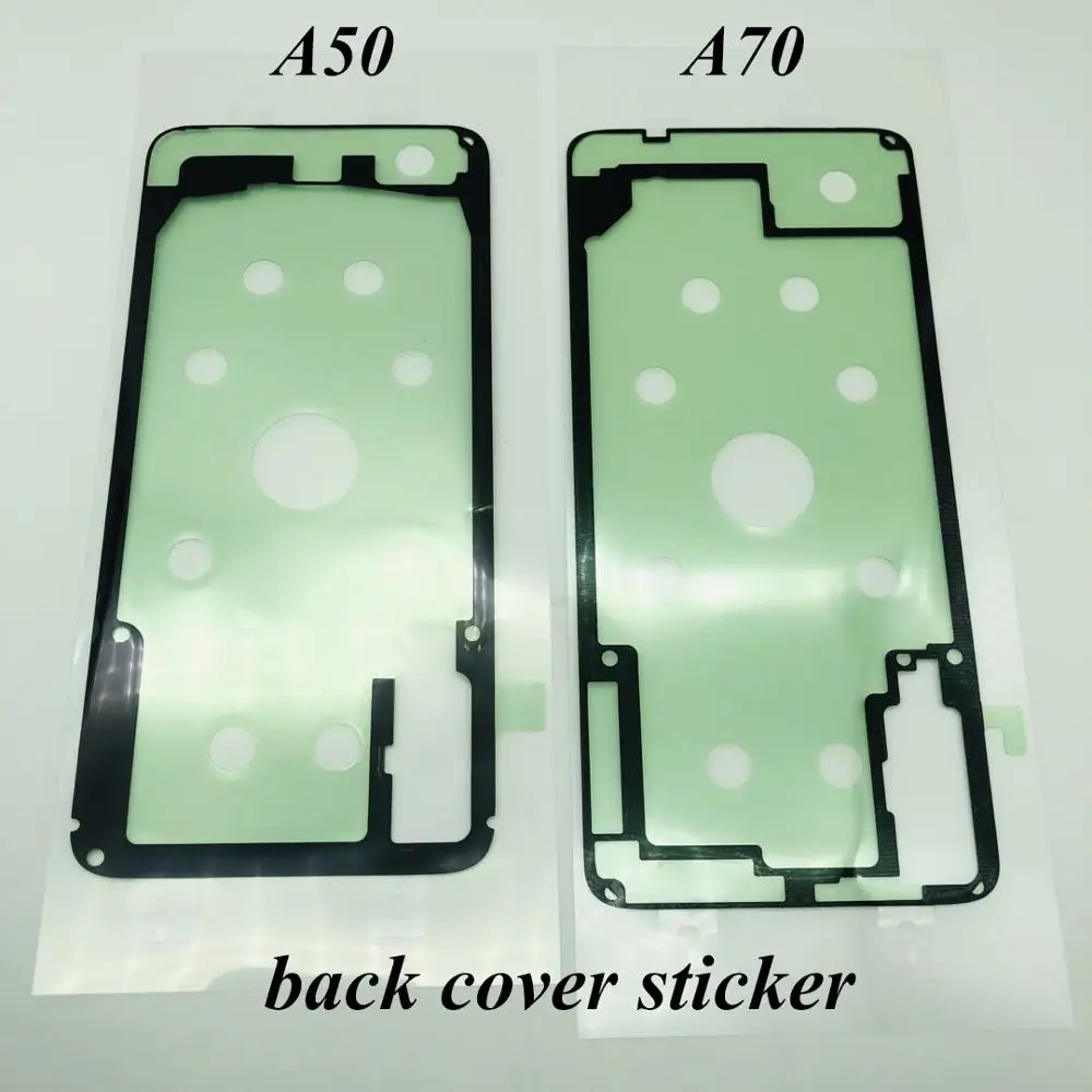 20pcs Back Glass cover Adhesive Sticker for samsung a50/a510 Stickers glue tape battery door housing | Мобильные телефоны и