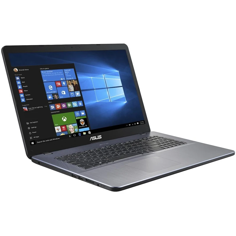 Ноутбук ASUS X705MB-BX010T Intel Pentium Quad Core N5000/4GB/1TB/17.3" HD/No ODD/NVIDIA GeForce MX110 2Gb/Cam/Wi-Fi/Win10/Grey