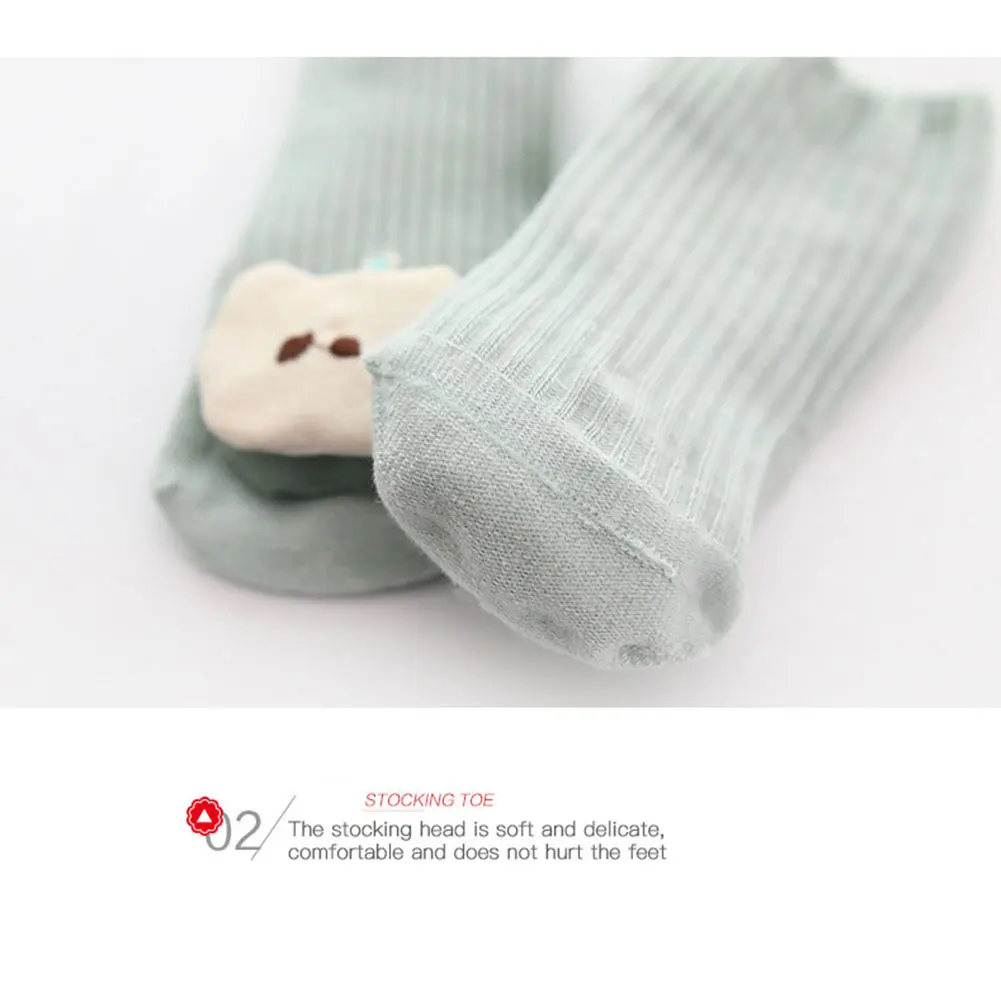 Новые детские носки для малышей нескользящие носки для малышей детская зимняя теплая обувь зимние теплые домашние носки с объемными рисунками фруктов