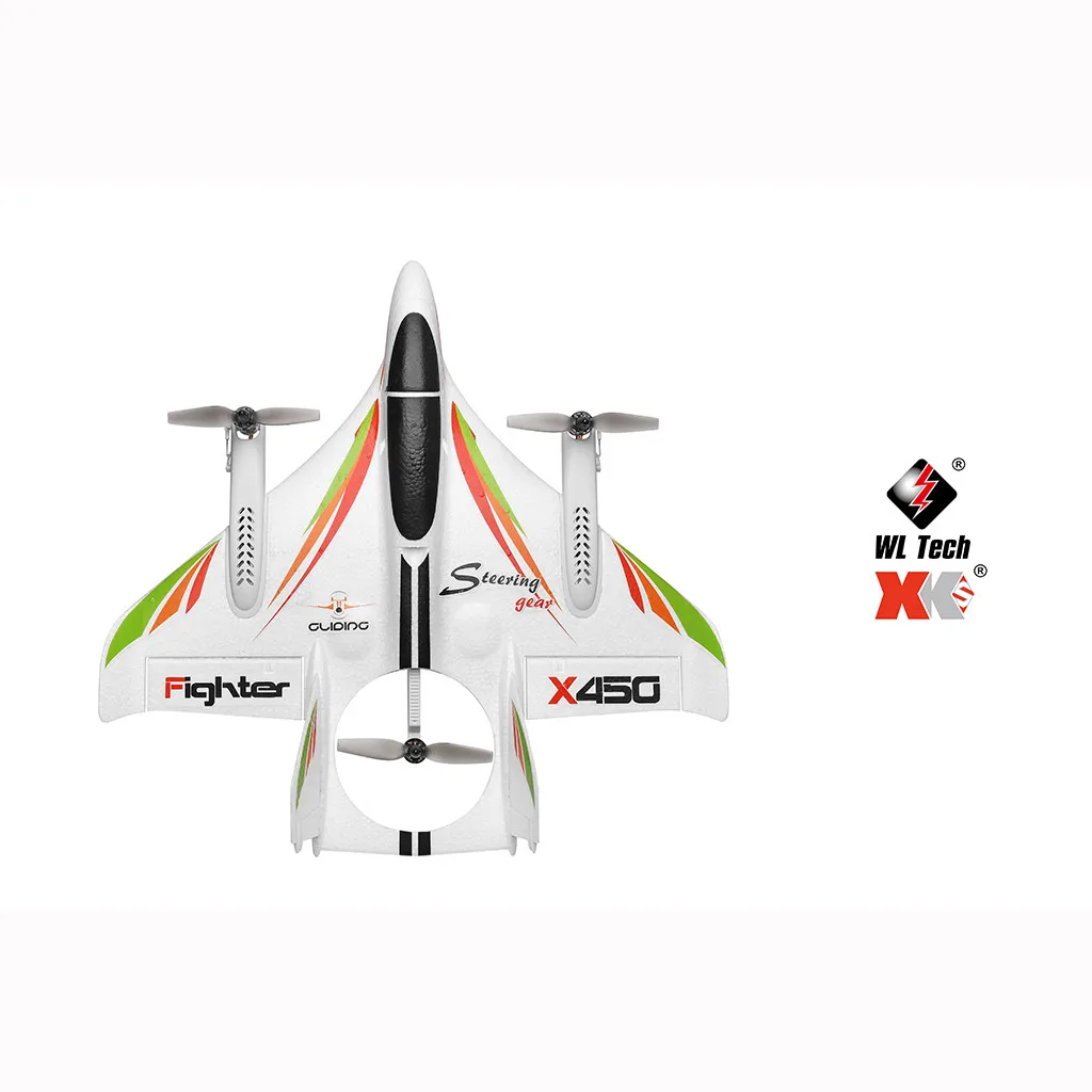 WLToys 450 2,4G wifi FPV Бесщеточный RC вертикальный летательный аппарат для взлета и посадки