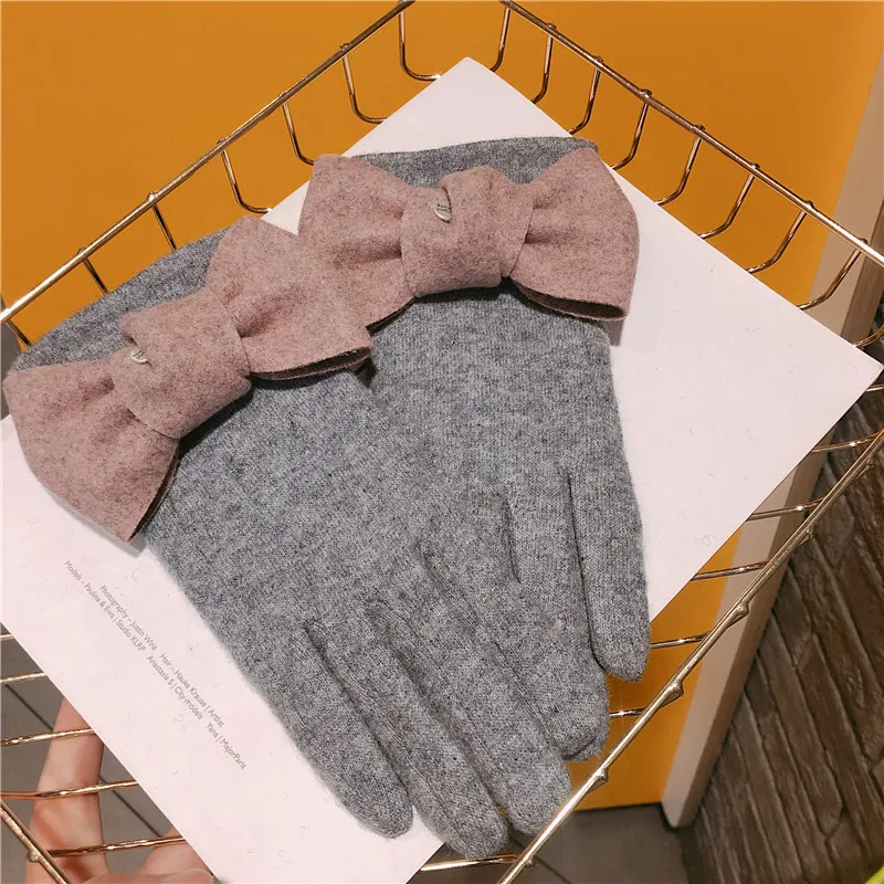 gloves Touch Screen Women Gloves Cashmere mittens Female Thick Warm Winter Driving Gloves L Christmas Gifts guantes