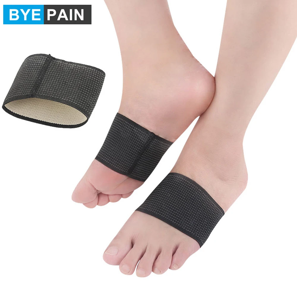 1Pair BYEPAIN Compression Arch Support Sleeves For Men Women Flat Feet