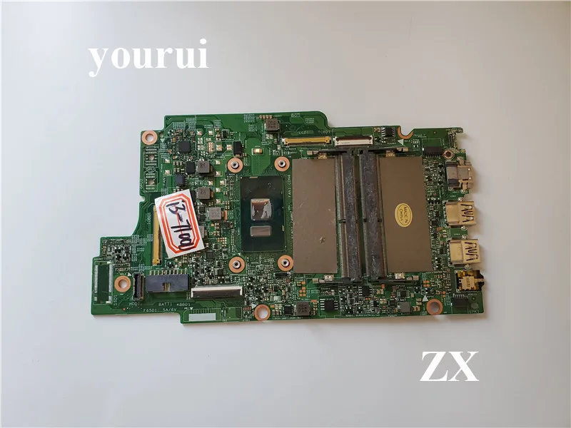Для Dell Inspiron 13 5378 5578 Материнская плата ноутбука CN-0W25G6 W25G6 с SR2ZW I3-7100U процессор DDR4