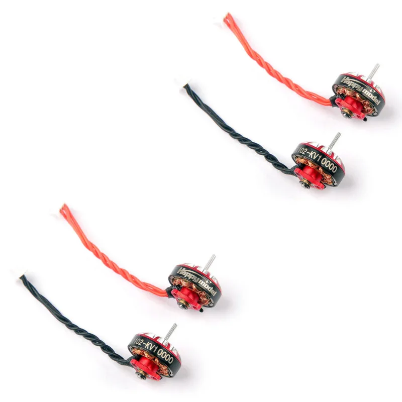 4 шт. Happymodel EX1102 9000KV 10000KV 13500KV 2-3S бесщеточный двигатель для Mobula7 HD Sailfly-X начинающих I 75 мм RC Дрон