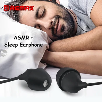 

REMAX RM-588 ASMR Earphone In-ear Sleep Earphone To Help Sleep Reduce noise Stereo Earphone For Xiaomi mi 8 9 band 3 a2 m365 7A