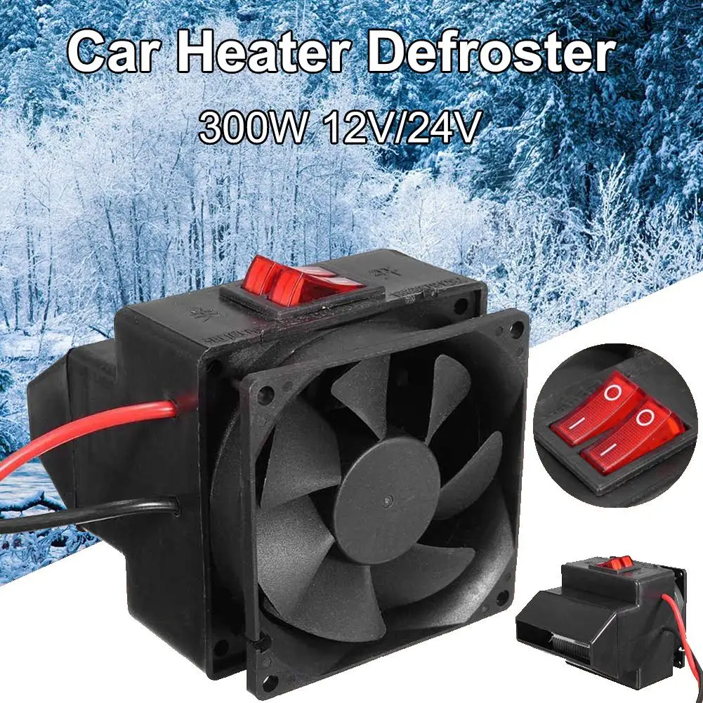 12V/24V 300W Winter Car Vehicle Electric Heating Heater Hot Fan Driving