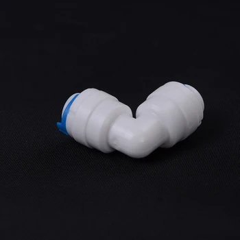 

1-5pcs 1/4" - 1/4" OD Tube POM Pipe Fitting Hose Elbow Quick Connector Aquarium RO Water Filter Reverse Osmosis System