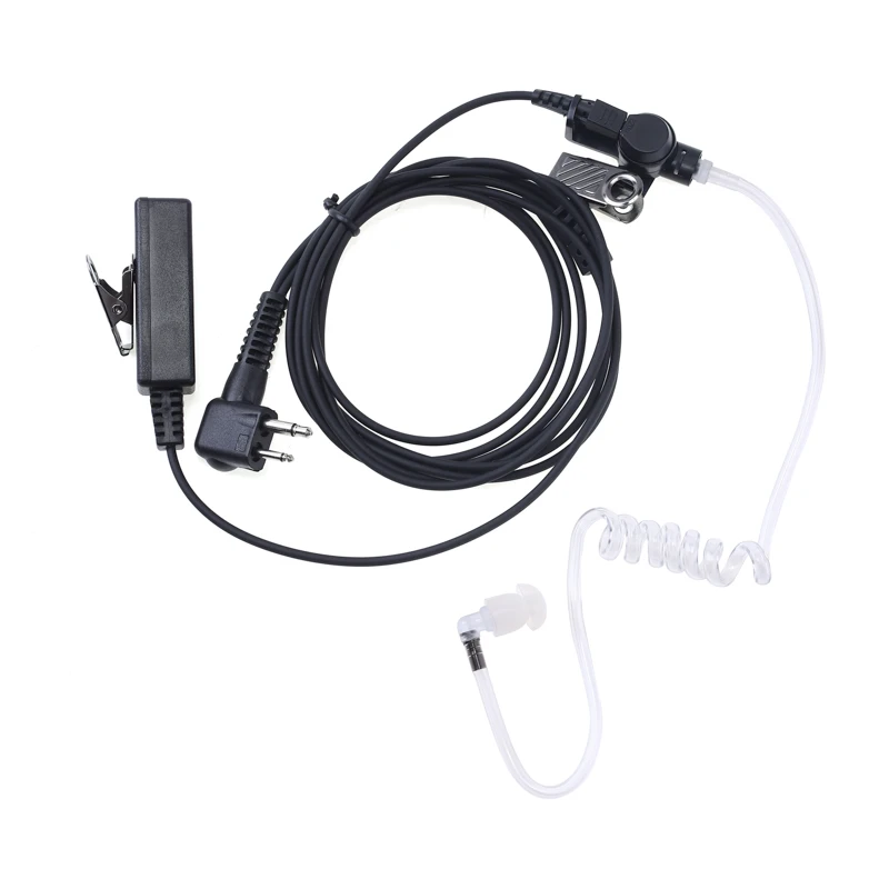 Auricolare A Tubo Acustico Nascosto Auricolare 2 Pin Per Motorola Radio Gp68 Dp1400 Dep450 Cp040Cp180 Xtn446 Bpr40 Ep350 Mp300 Cp200 P080