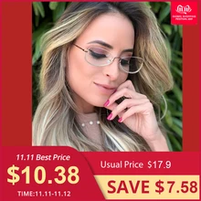 YDO Brand Rimless Glasses Frame Luxury Diamond Women Eyeglass Frame Vintage Prsecription Glasses Transparent Optical Eyeglasses
