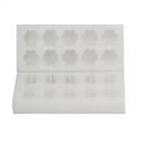 2Pcs Eggs Tray Quakeproof Pearl Wool Foam Wrapping Creative Quail Eggs Box Kitchen Supplies Egg Holder 1
