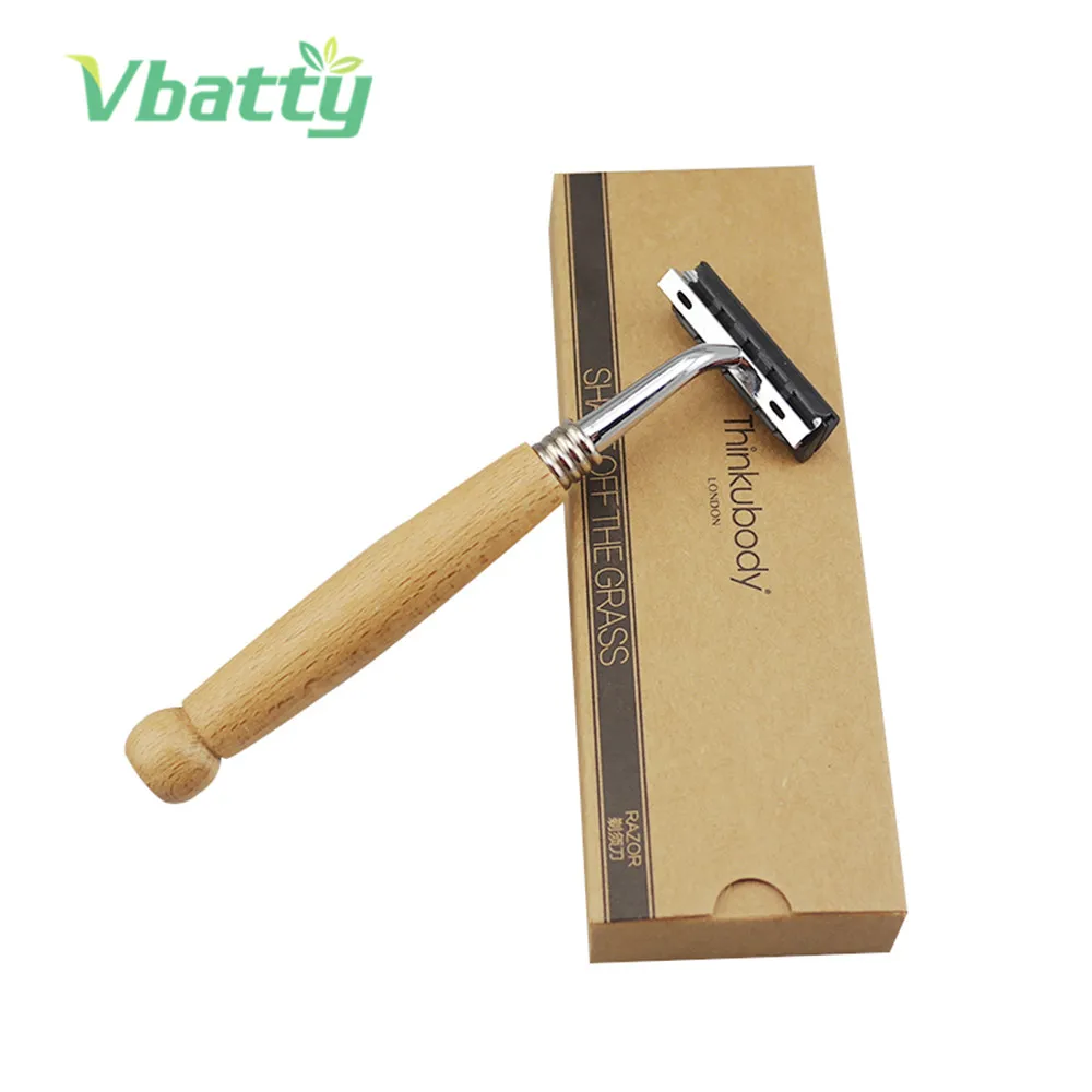 Solid wood head razor  (2)_副本