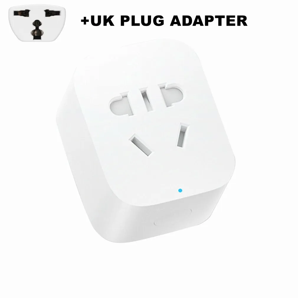 ADD UK PLUG Xiaomi mijia умные розетки вилки адаптеры WiFi беспроводной пульт дистанционного розетка адаптер питания вкл и ВЫКЛ с телефоном дропшиппинг - Цвет: ADD UK PLUG