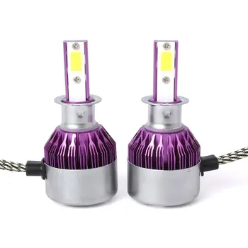 

Useful Super Light Car Spotlight LED Headlight Upper Beam Lower Beam Bulb C6 Essential Accessories