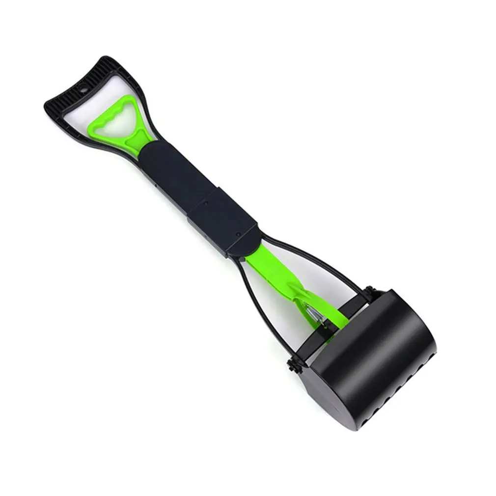 Green Прочный корм для питомцев, собаки Scooper собака кошка удаление отходов для домашних животных Pooper мешки для отходов Туалет тренировочная ручка для домашних животных poopers Scoopers - Цвет: Green