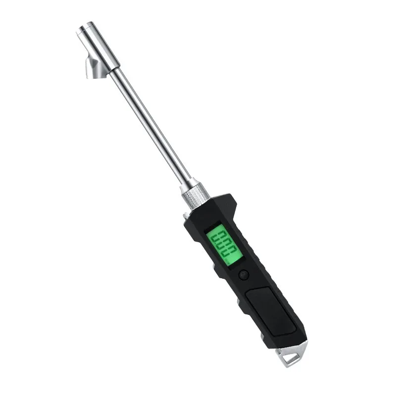 Цифровой манометр в шинах 230 PSI lcd светящийся дисплей с двойной головкой цифровой манометр в шинах для грузовиков с фонариком Func