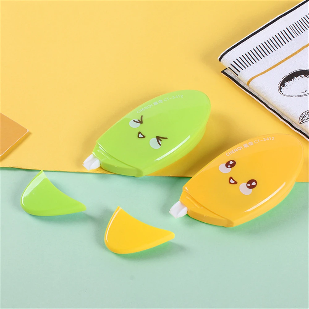 

1 Pcs Kawaii Mango Modelling Correction Tape Creative Simplicity Writing Corrector Tools School Supplies