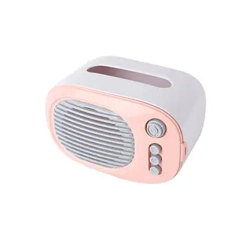 

Home Creative Mini Retro Radio Shape Tissue Storage Box Container Desktop Decor