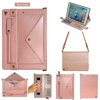 

For iPad 9.7 2018 2017 Case Cover for iPad Air 2 Air 1 Case 5 6 5th 6th Generation Funda Shoulder bag Leather Smart Coque