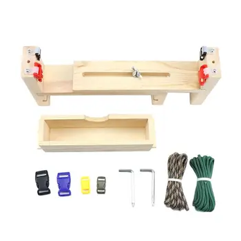 

Parachute Cord Bracelet Jig Maker DIY Friendship Wristband Maker Weaving Tools X6HE
