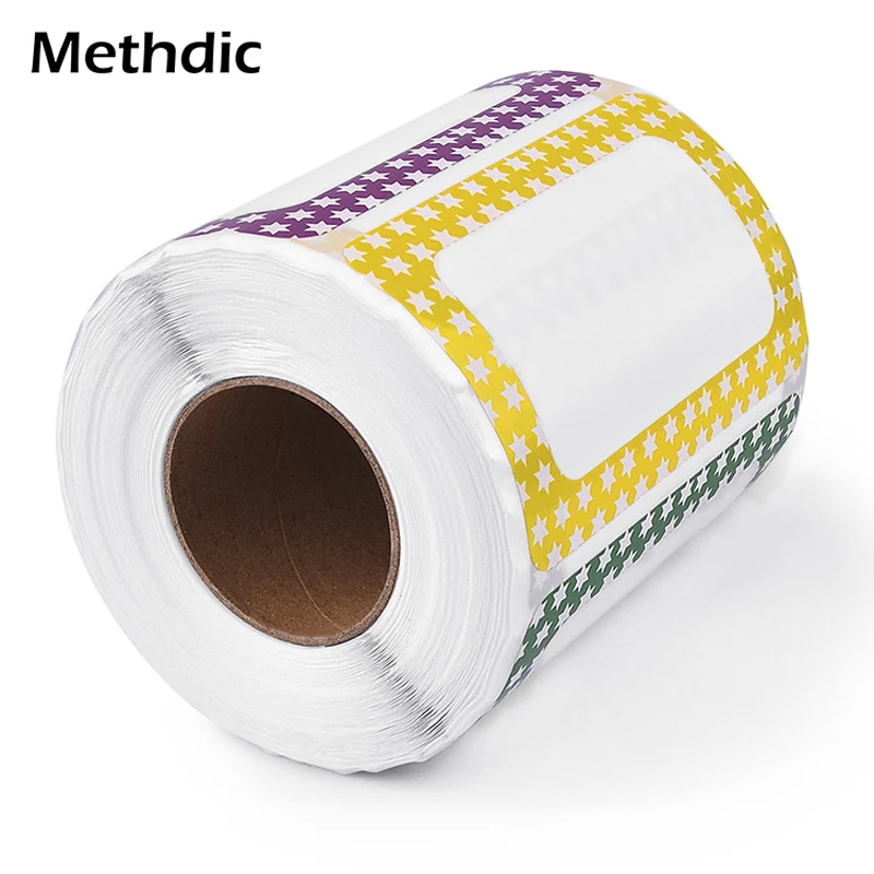 

Methdic 3.5"x2.25" Super Strong Adhesion Name Tags Labels 500 Stickers/Roll thank you label stickers