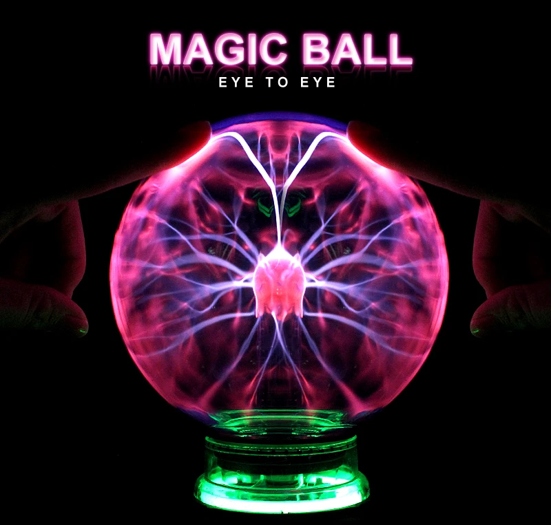 Magic Plasma Ball Lamp Glass Decor Table Lights