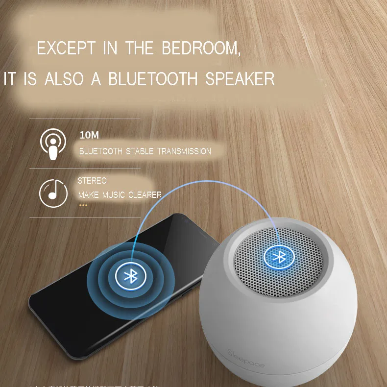 Bluetooth немой творческой светодиодный часы с режимом включения по таймеру режим затемнения Цвет изменить смарт-будильник домашнего украшения музыкальный плеер