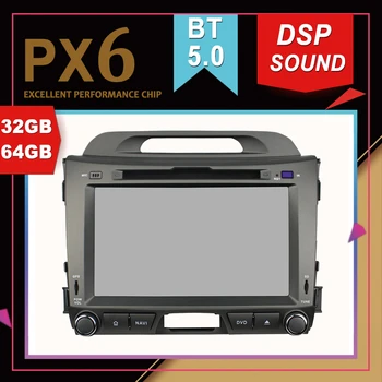 

Rockchip PX6 Processor Android 9.0 Car Multimedia GPS For KIA Sportage 2010-2012 DSP Sound Navigation Tape Recorder Radio