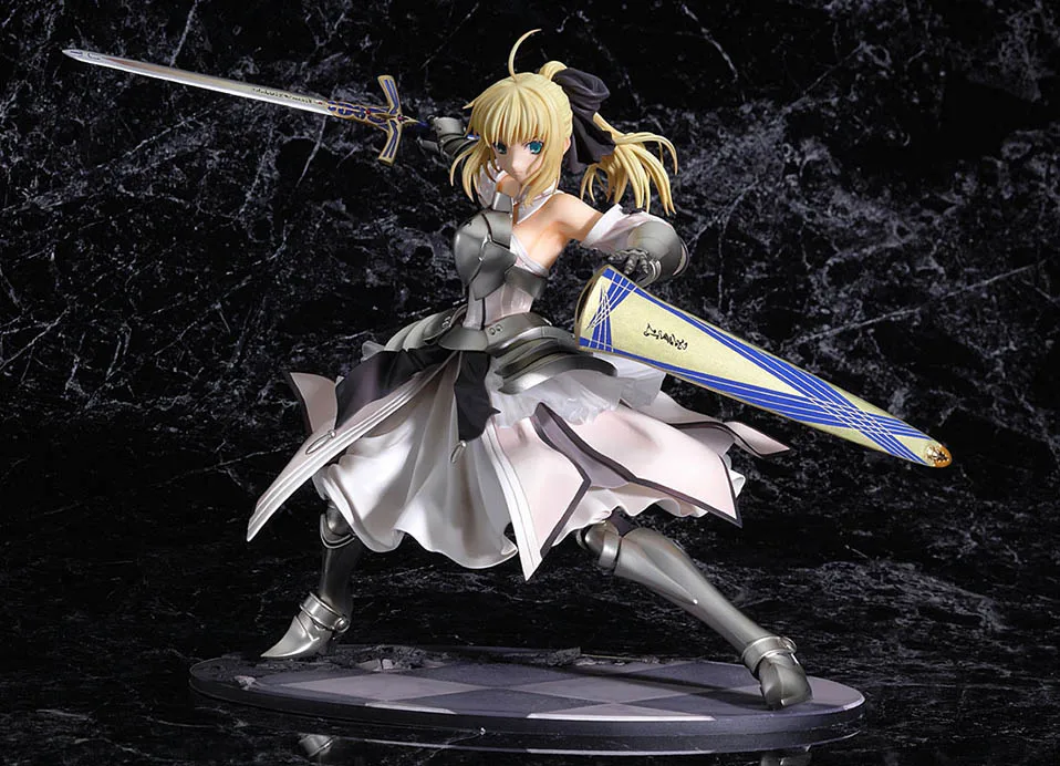 23 см японского аниме fate saber ПВХ фигурка аниме девушка Saber. Фигурка Лили украшение Коллекционная модель игрушки для ребенка подарок