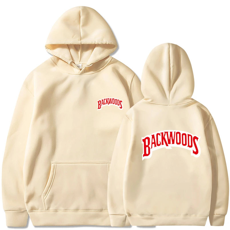 The screw thread cuff Hoodies Streetwear Backwoods Hoodie Sweatshirt Men Fashion autumn winter Hip Hop hoodie pullover