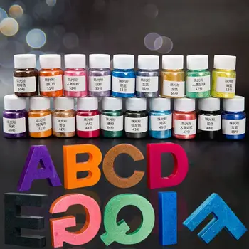 

1 Set Cosmetic Grade Pearlescent Mica Powder Epoxy Resin Dye Pearl Pigment DIY Jewelry Crafts Making Accessory