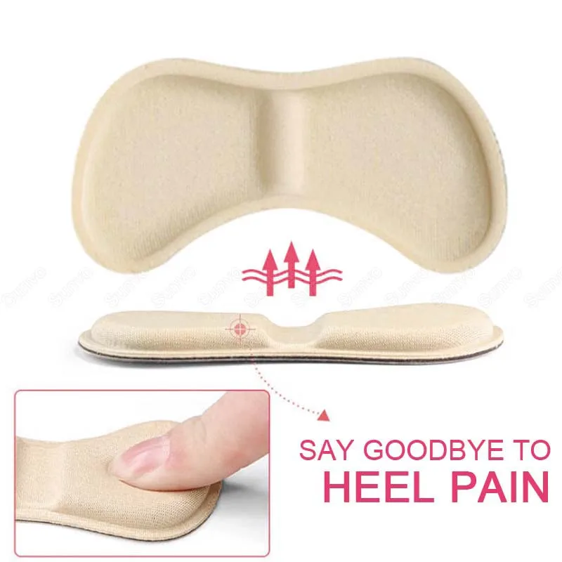 5 Pairs Sponge Heel Pads Adhesive Patch for Pain Relief High Heels Shoes Sticker Foot Care Liner Grips Insole Cushion Insert Pad shoe insoles,heel protector pads