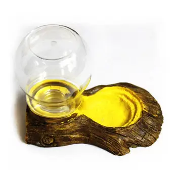 

Pet Reptile Automatic Waterer Feeder Basin Simulation Bark Turtle Lizard Bowl for a variety of reptile amphibians