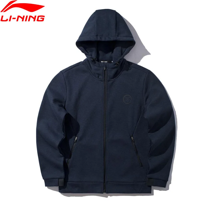 Мужская баскетбольная Толстовка Li-Ning теплая флисовая толстовка из 72% хлопка 28%