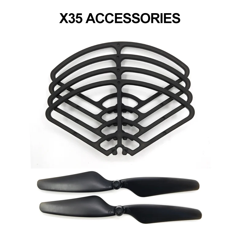 Original-X35-GPS-Drone-propeller-4PCS-RC-Quadcopter-dron-Spare-Parts-CW-CCW-Protective-cover-For (4)