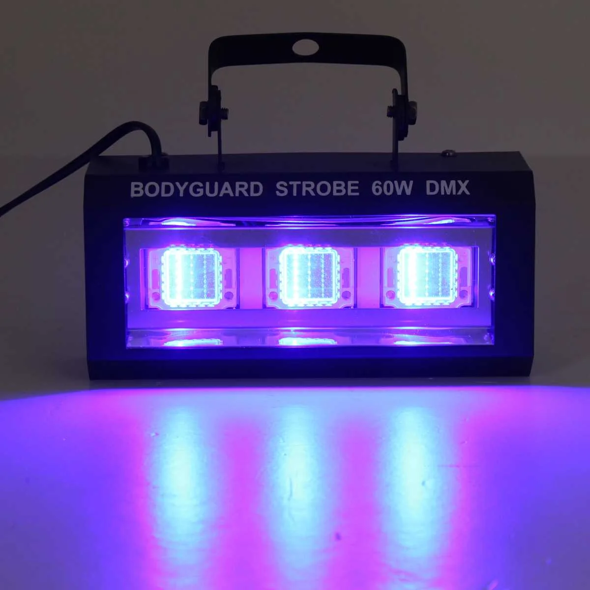 DJ Dance LED Light AC90-240V 60W with DMX512 White& Colorful Light Voice-Activated Lighting Effect Lamp