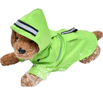 

Creative Double-Layer Dog Clothes with Pockets Windproof Rain-Proof Snow-Proof Small Dog Teddy Cat Pet Raincoat