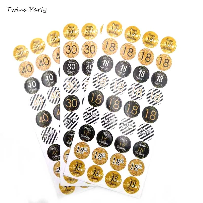 Autocollant Cheers Anniversaire 30th De Jumeaux Etiquette De Decoration Pour Fete D Anniversaire De 30 Ans 216 Pieces Decoration De Fete D Anniversaire Pour Adulte Aliexpress