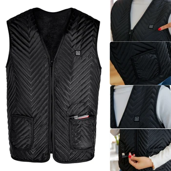 

Men Women Hiking Climbing Autumn Winter Practical Adjustable Modes Pain Relief USB Charging Outdoor Camping Warm Heated Vest