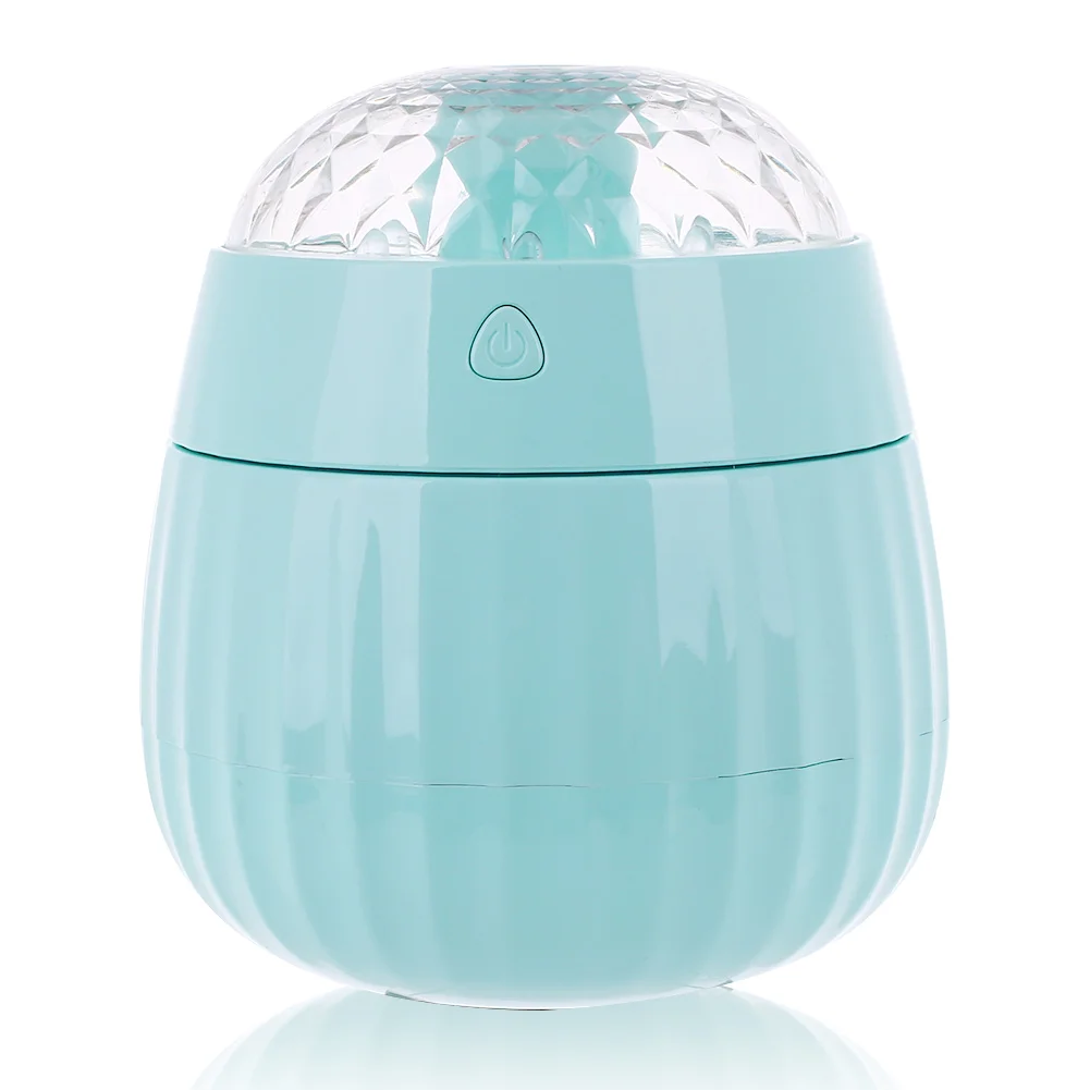 Blue Ultrasonic Humidifier Aroma Diffuser Air Humidifier Projection Lamp Exquisite Creative Portable Fashion 380ML ABS - Цвет: Blue